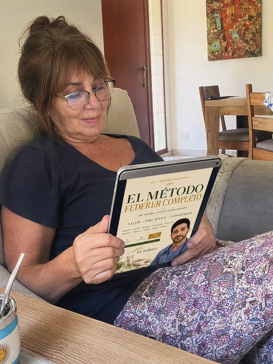 Ana María L. con su guía