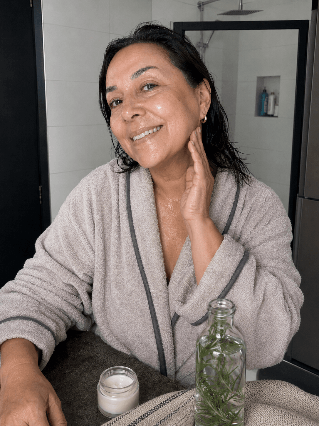 Estela G. con su guía